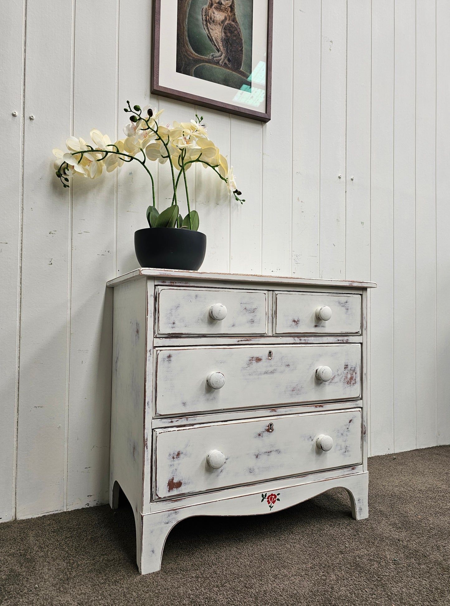 Distressed Side Table