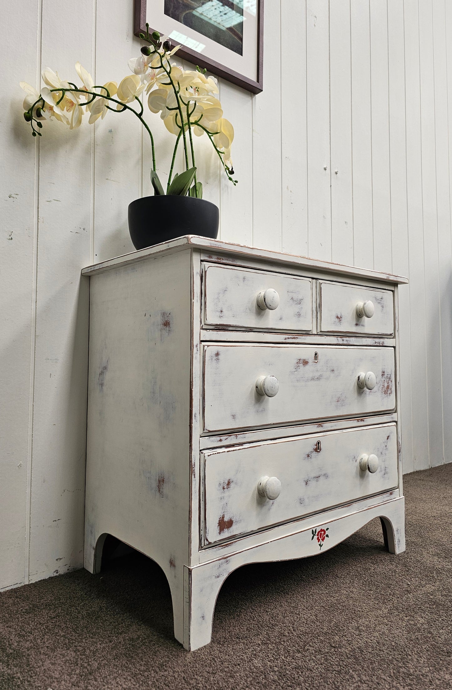 Distressed Side Table