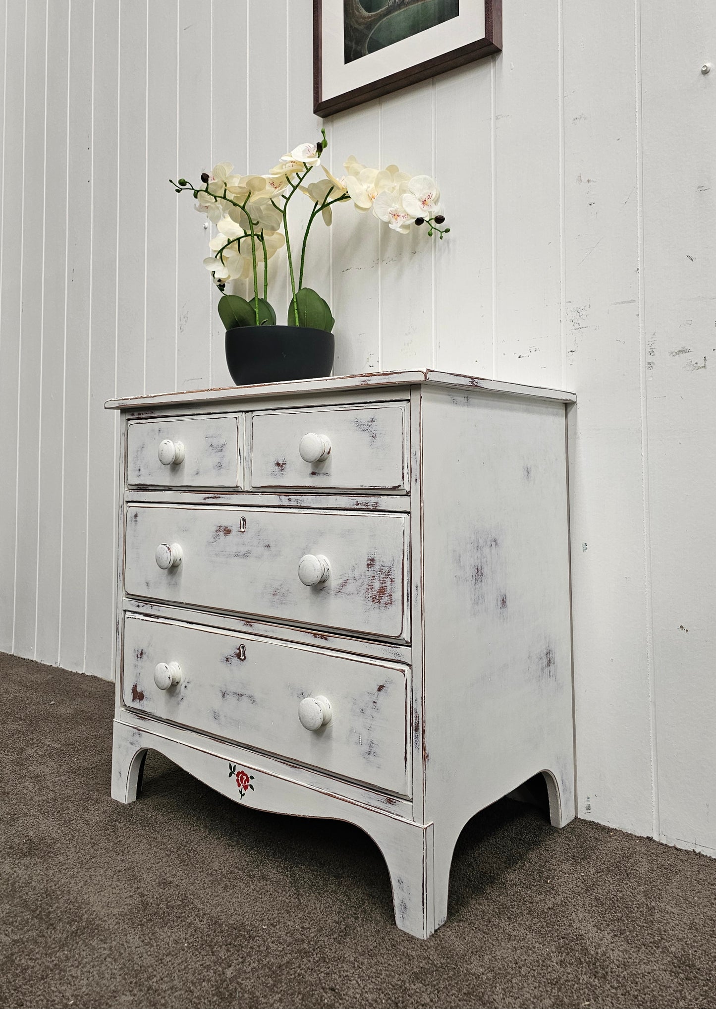 Distressed Side Table