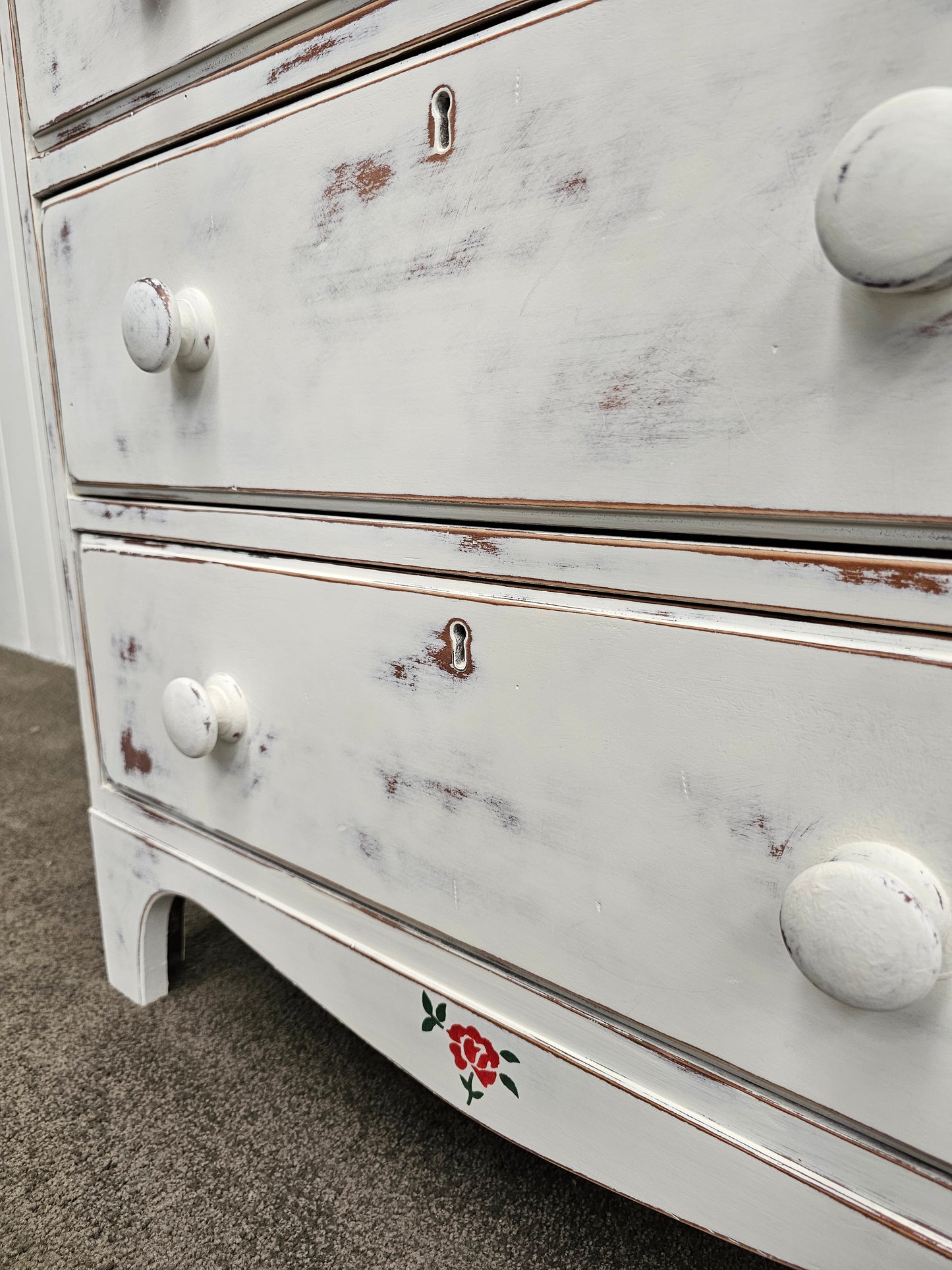 Distressed Side Table