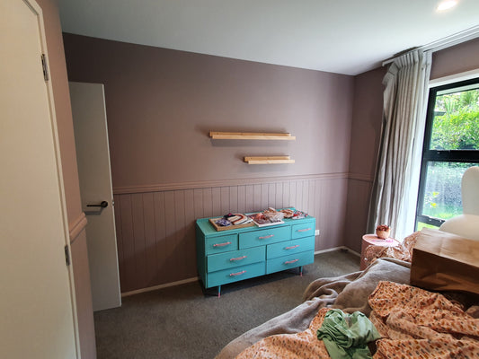 Grooved Half Wall