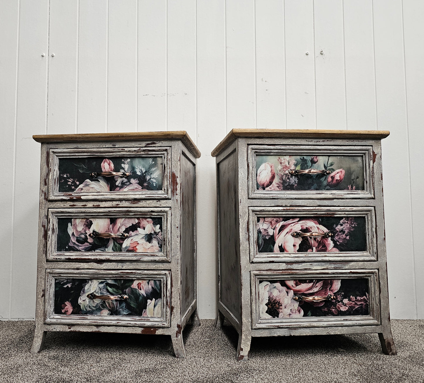 Chippy Patina Bedsides