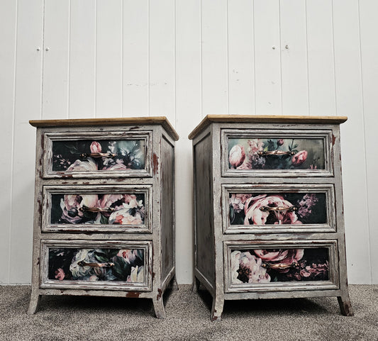 Chippy Patina Bedsides