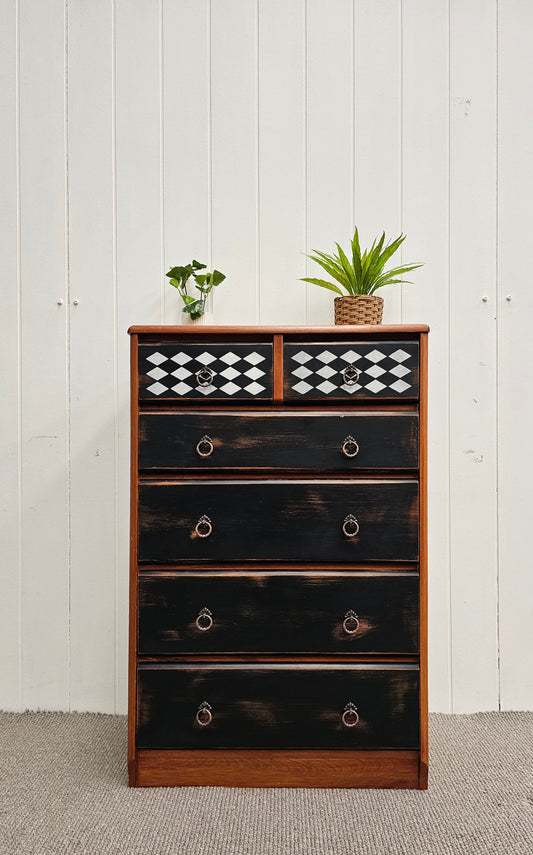 Black Feature Tallboy